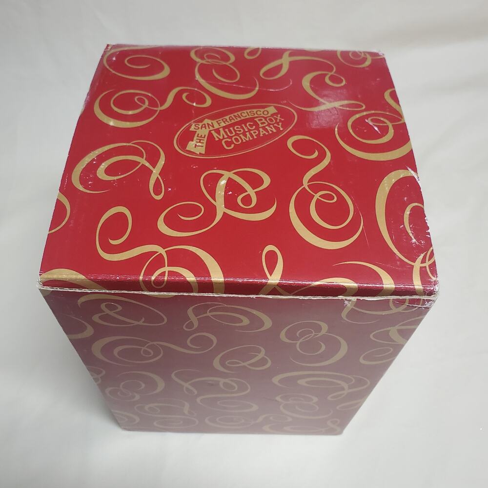 The San Francisco Music Box Company Winter Fairy Globe Music Box in Box - Picture 7 of 8